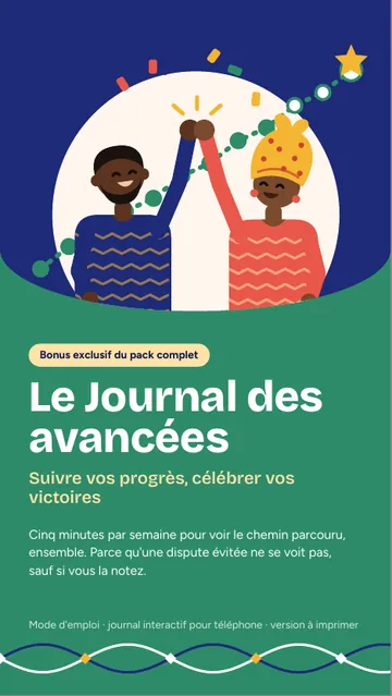 Bonus : Le Journal des avancées